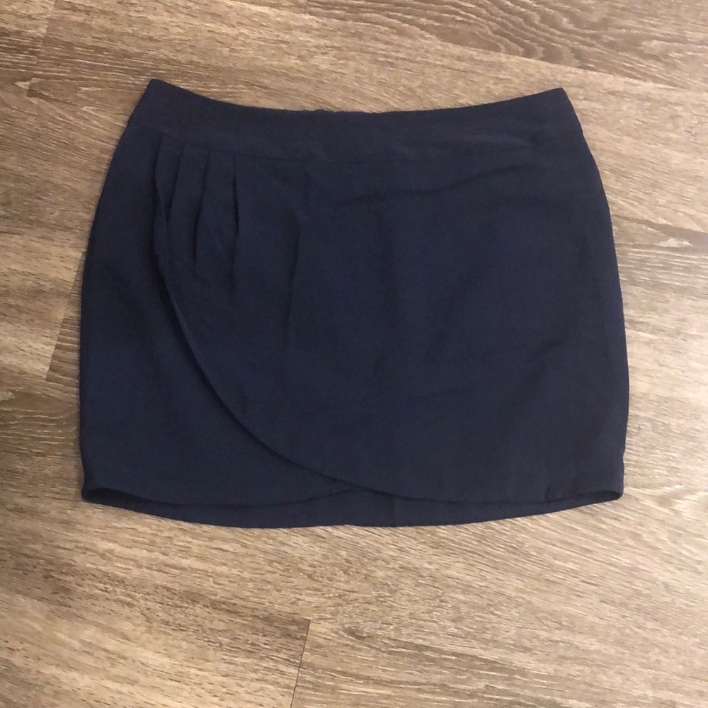 Banana republic navy skirt